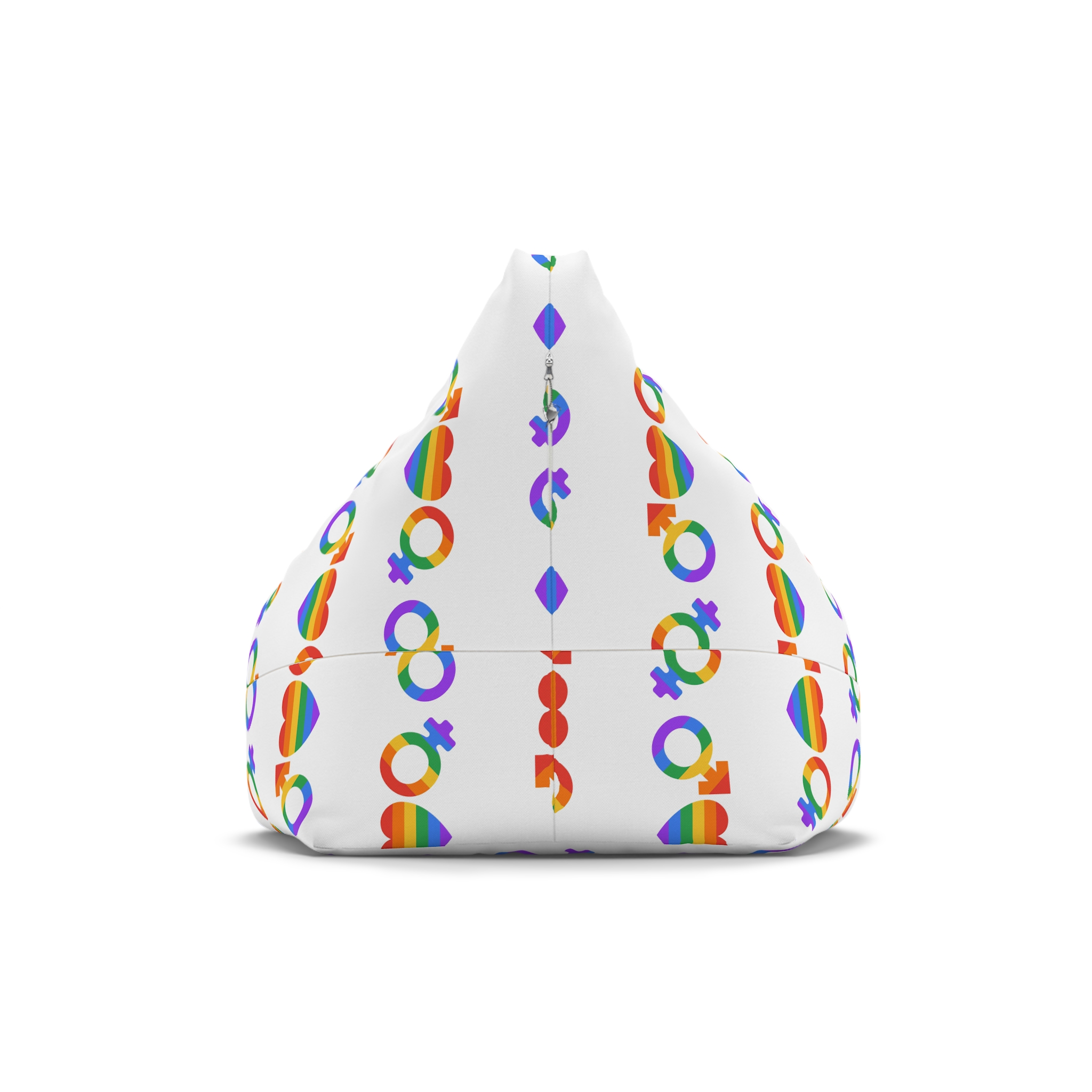 Lgbt Pride Month June Lesbian Gay Bisexual Transgender Lgbtq Flag Rainbow Vector(2) Bean Bag Chair Cover - Image 2