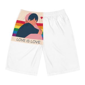 Gay Mens Board Shorts Aop