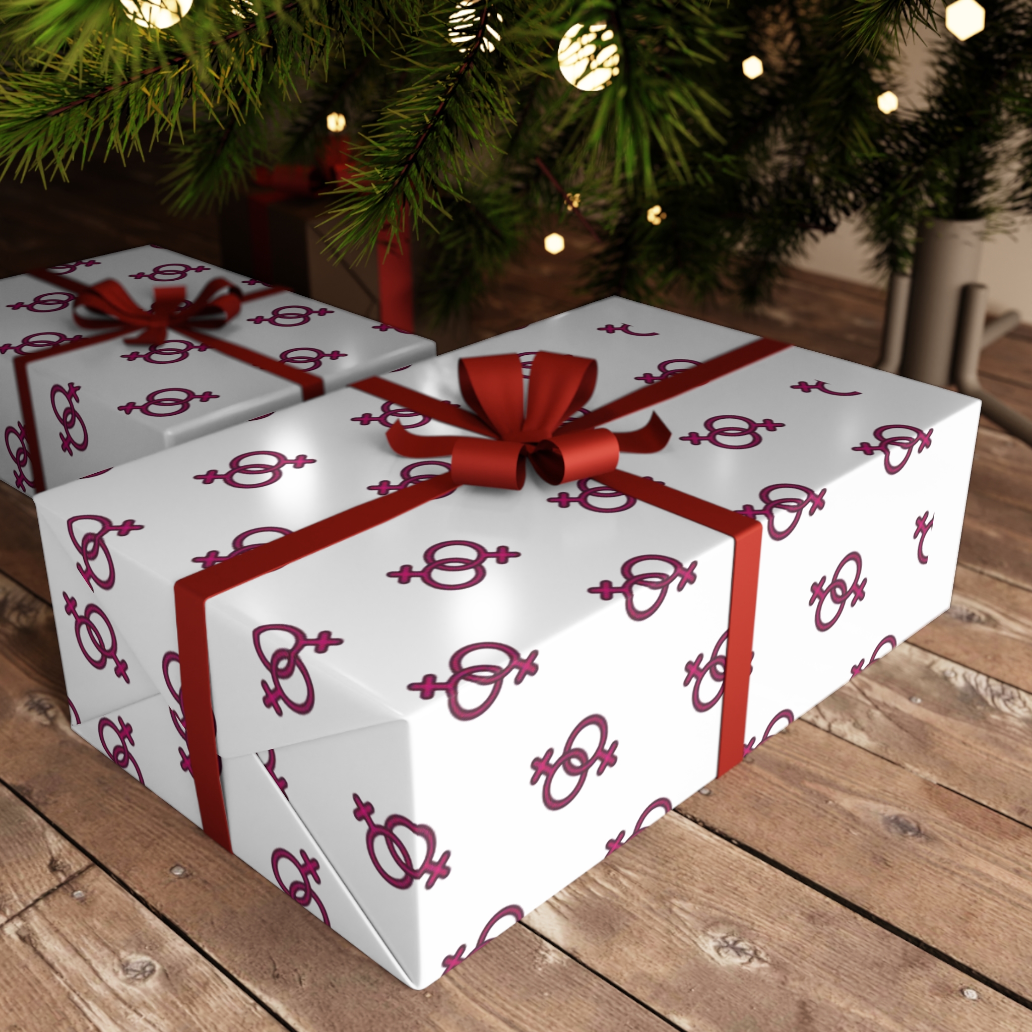 Vactor Seamleass Love Valentines Theme Calendar(1) Gift Wrapping Paper Sheets 1pc - Image 3