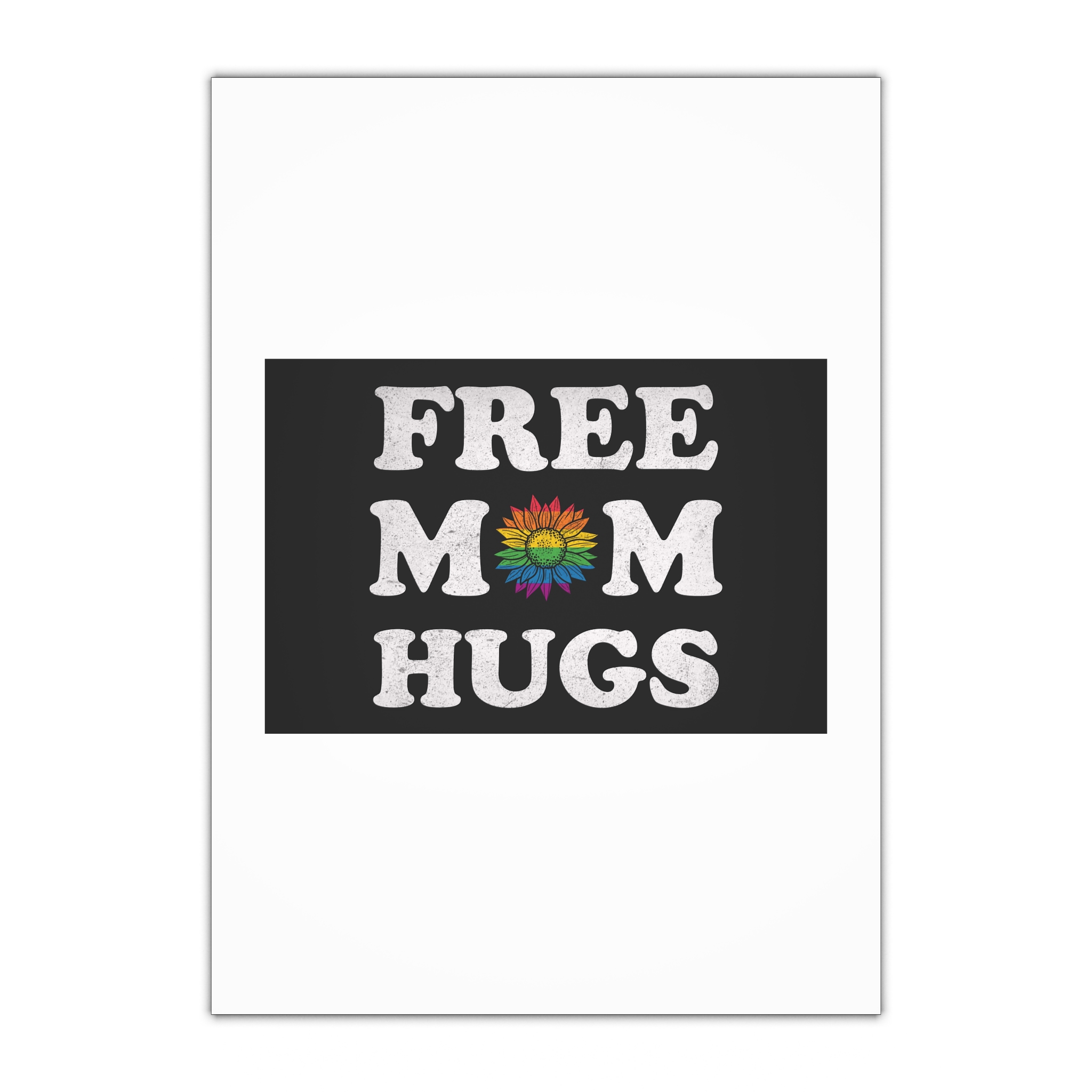 Sunflower Pride Rainbow Premium Vector T Shirt Gift Wrapping Paper Sheets 1pc