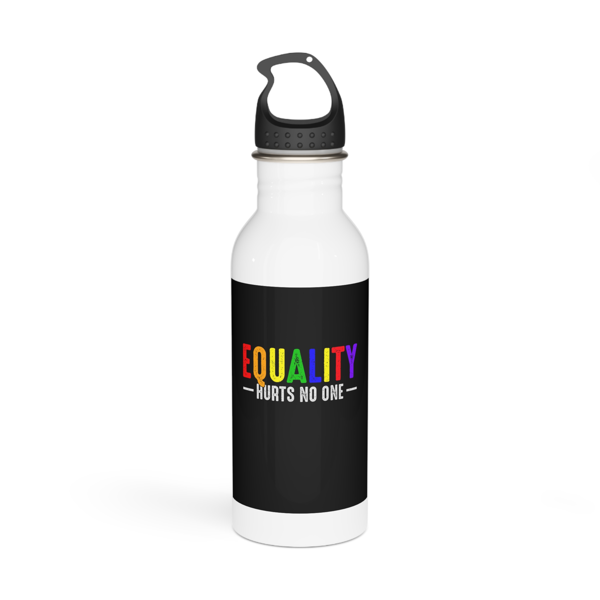 Feminism Tshirt Design Feminist Shirt Equality Hurts No One Stainless Steel Water Bottle
