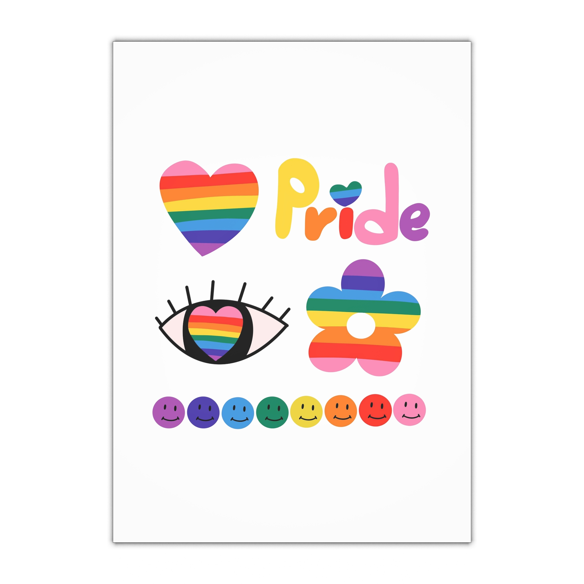 Pride Month Gift Wrapping Paper Sheets 1pc