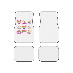 Pride Day Labels Set Car Mats Set Of 4
