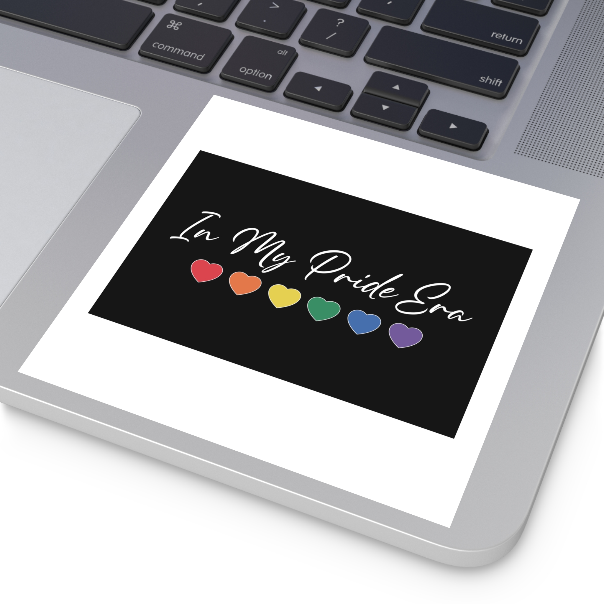 Pride Lgbtq Gay Typography Vector Tshirt Design(2) Laminate Stickers Square - Image 35