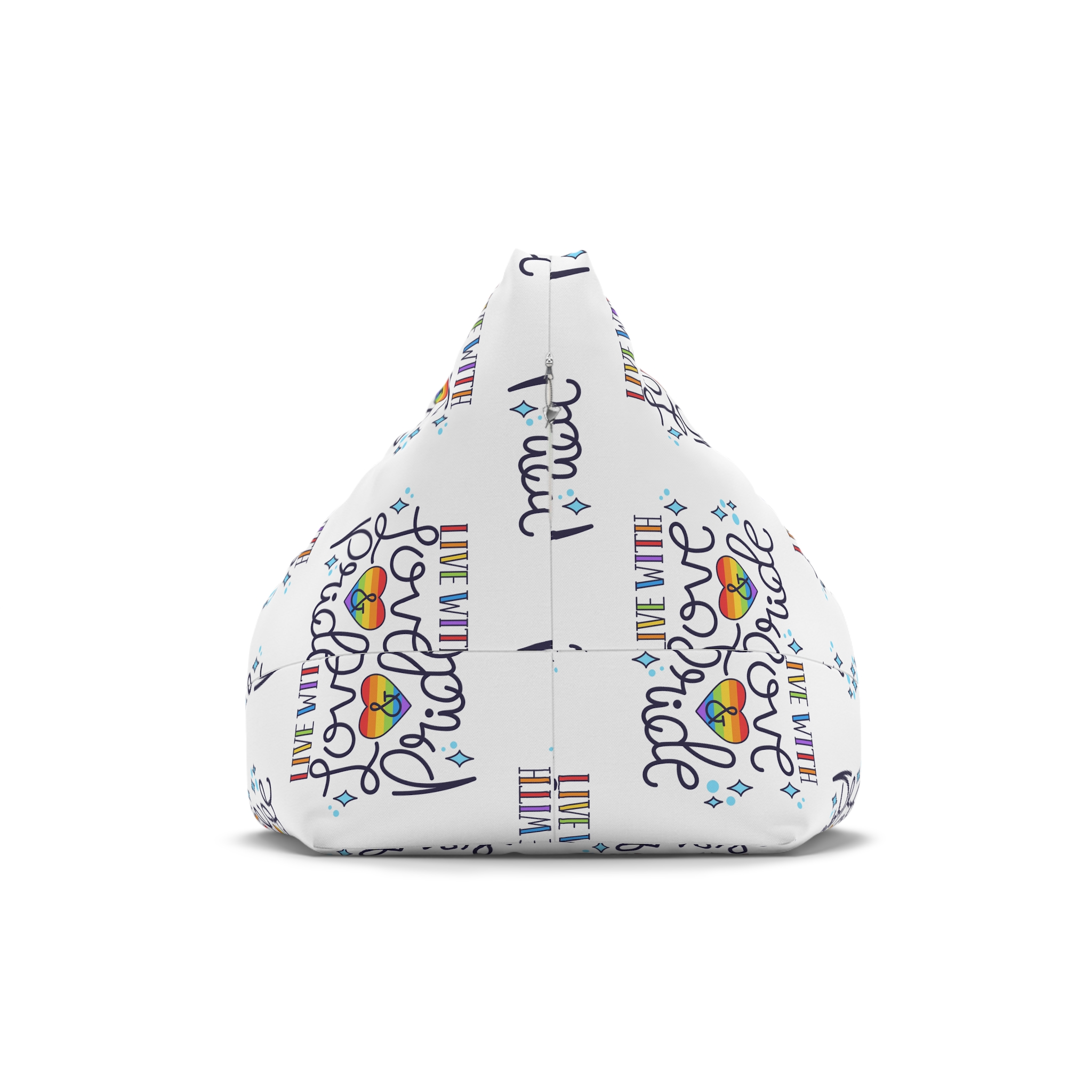 Pride Day Lettering Concept Bean Bag Chair Cover - Image 2