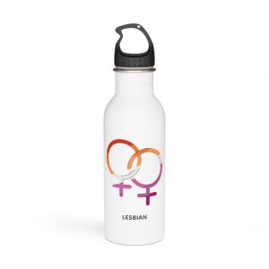 Lesbian Orientation Identity Symbol Stainless Steel Water Bottle