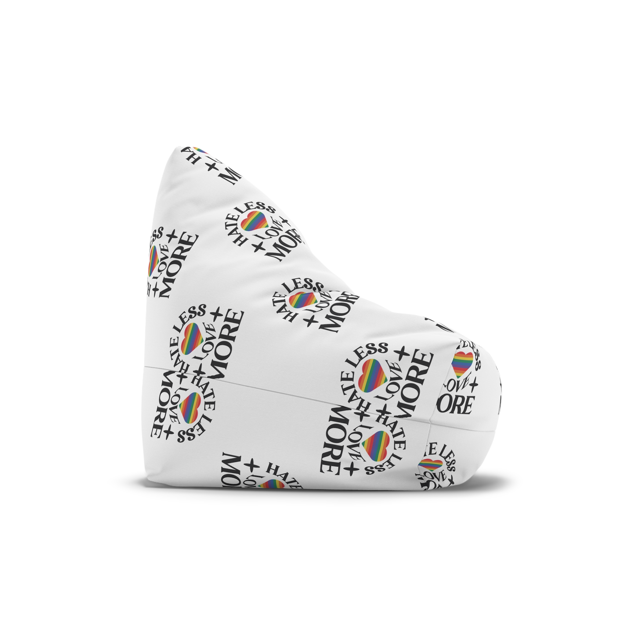 Lgbtq Pride Month Quote Eps Design Vector Pride Design Template(2) Bean Bag Chair Cover - Image 3