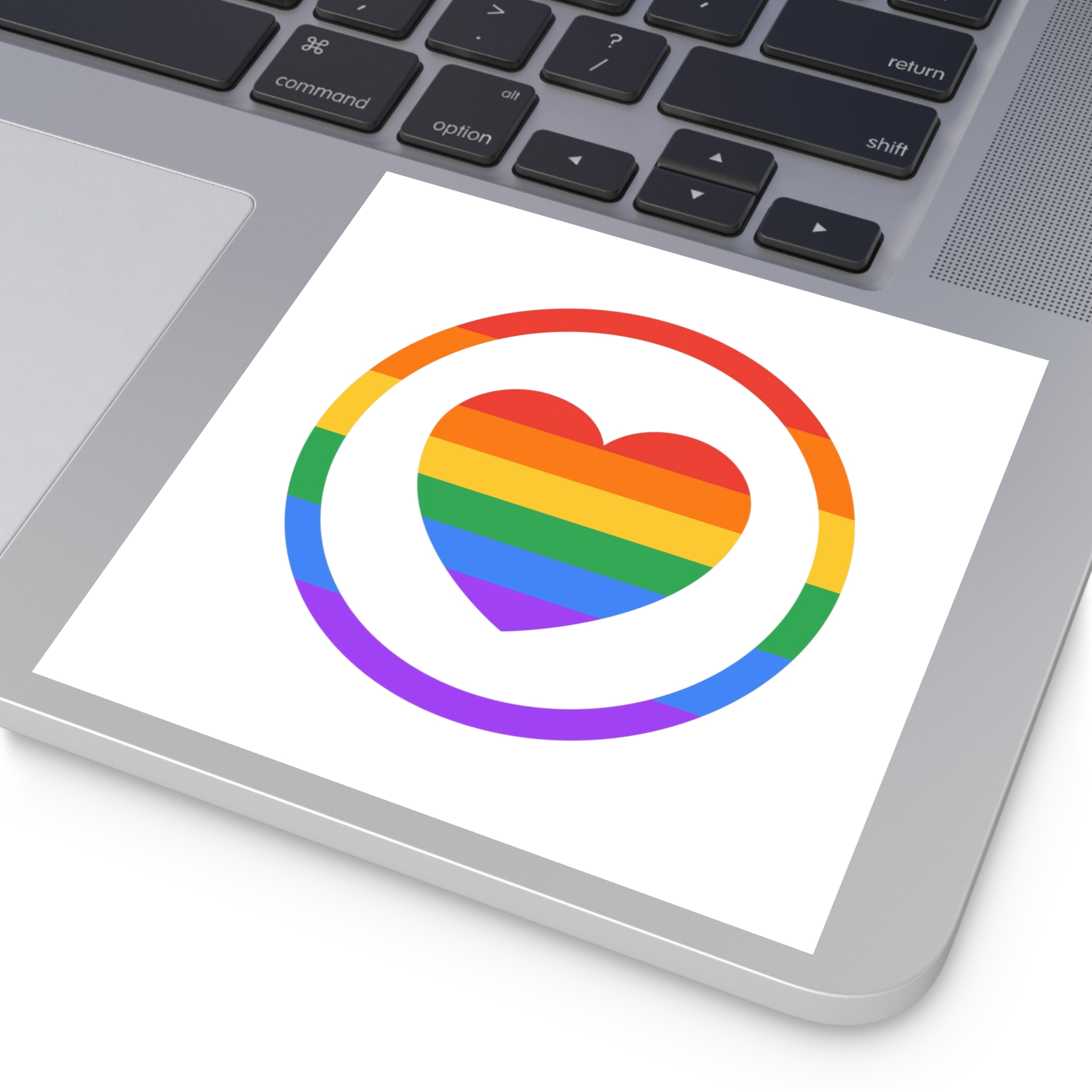Lgbt Pride Month June Lesbian Gay Bisexual Transgender Lgbtq Flag Rainbow Vector (1) Laminate Stickers Square - Image 35