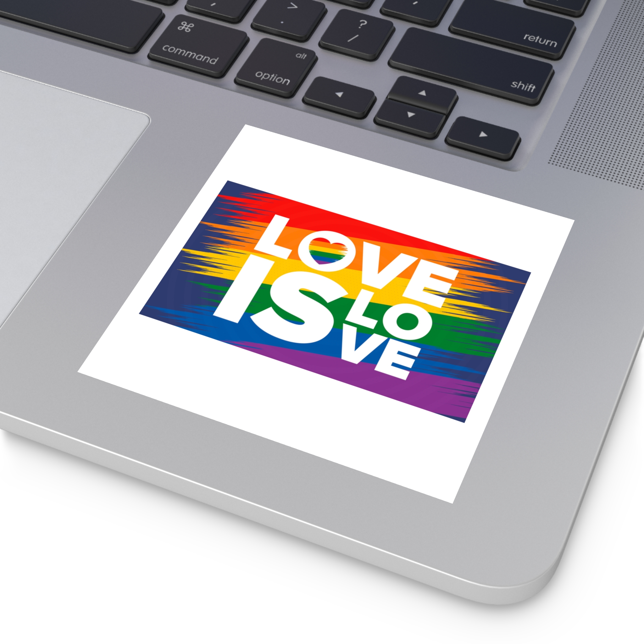 Lgbt Pride Month June Lesbian Gay Bisexual Transgender Lgbt Rainbow Flag Vector Illustration Laminate Stickers Square - Image 19