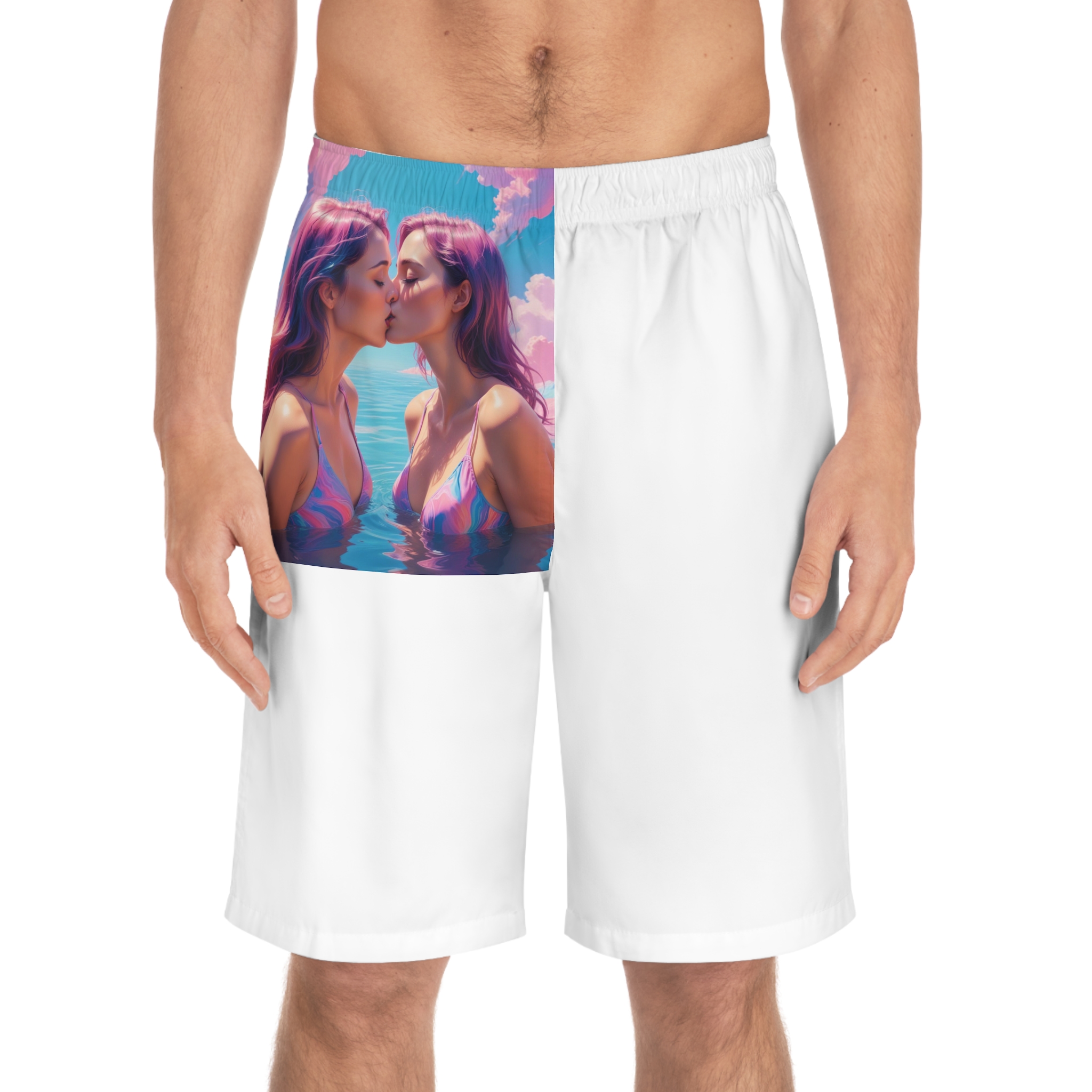 Lesbian Pride Design E111D7 Mens Board Shorts Aop - Image 3