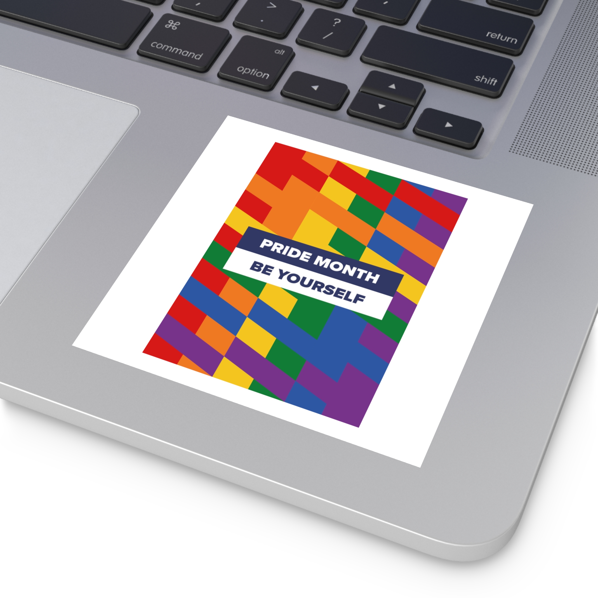 Lgbt Pride Month June Lesbian Gay Bisexual Transgender Lgbtq Flag Rainbow Vector(1)3 Laminate Stickers Square - Image 19