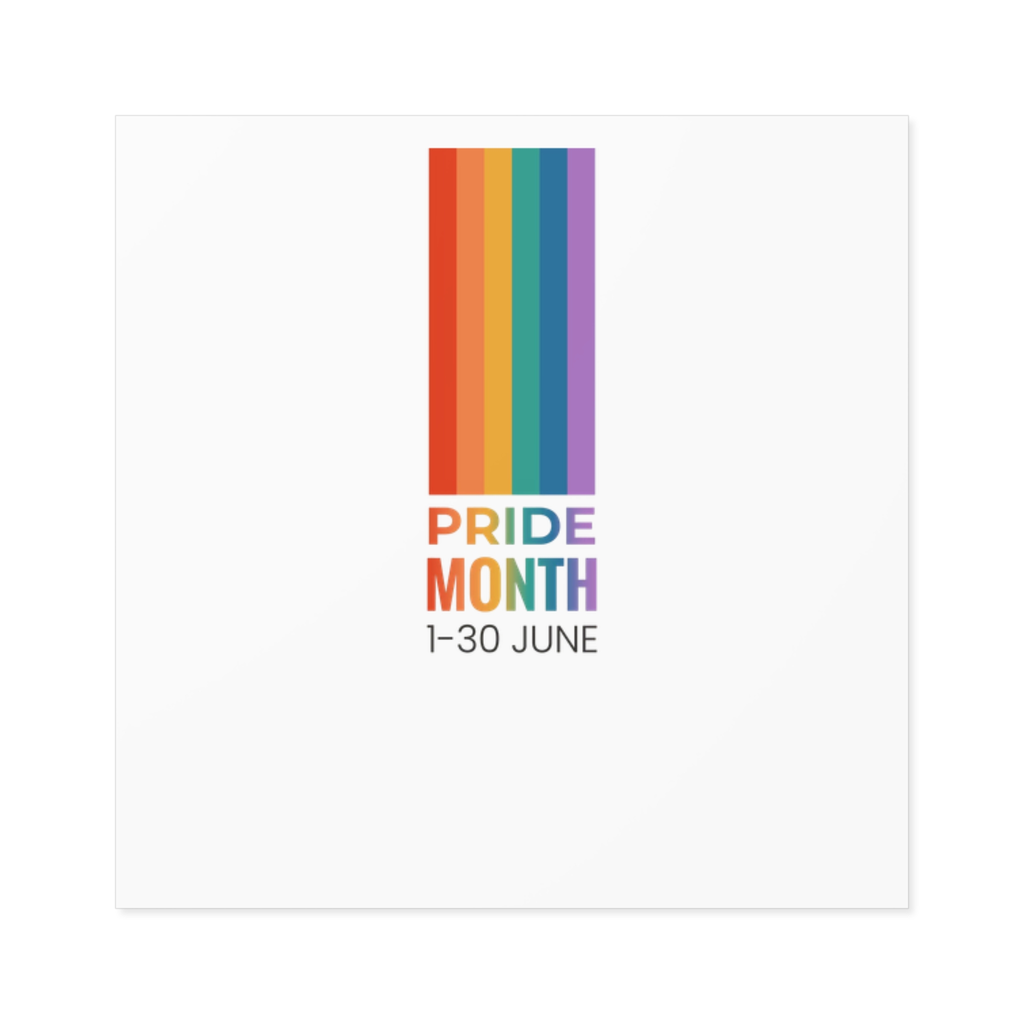 Lgbtq Pride Month Vertical Banner Card Poster Template With Rainbow Gay Parade Celebration Vector Laminate Stickers Square - Image 9