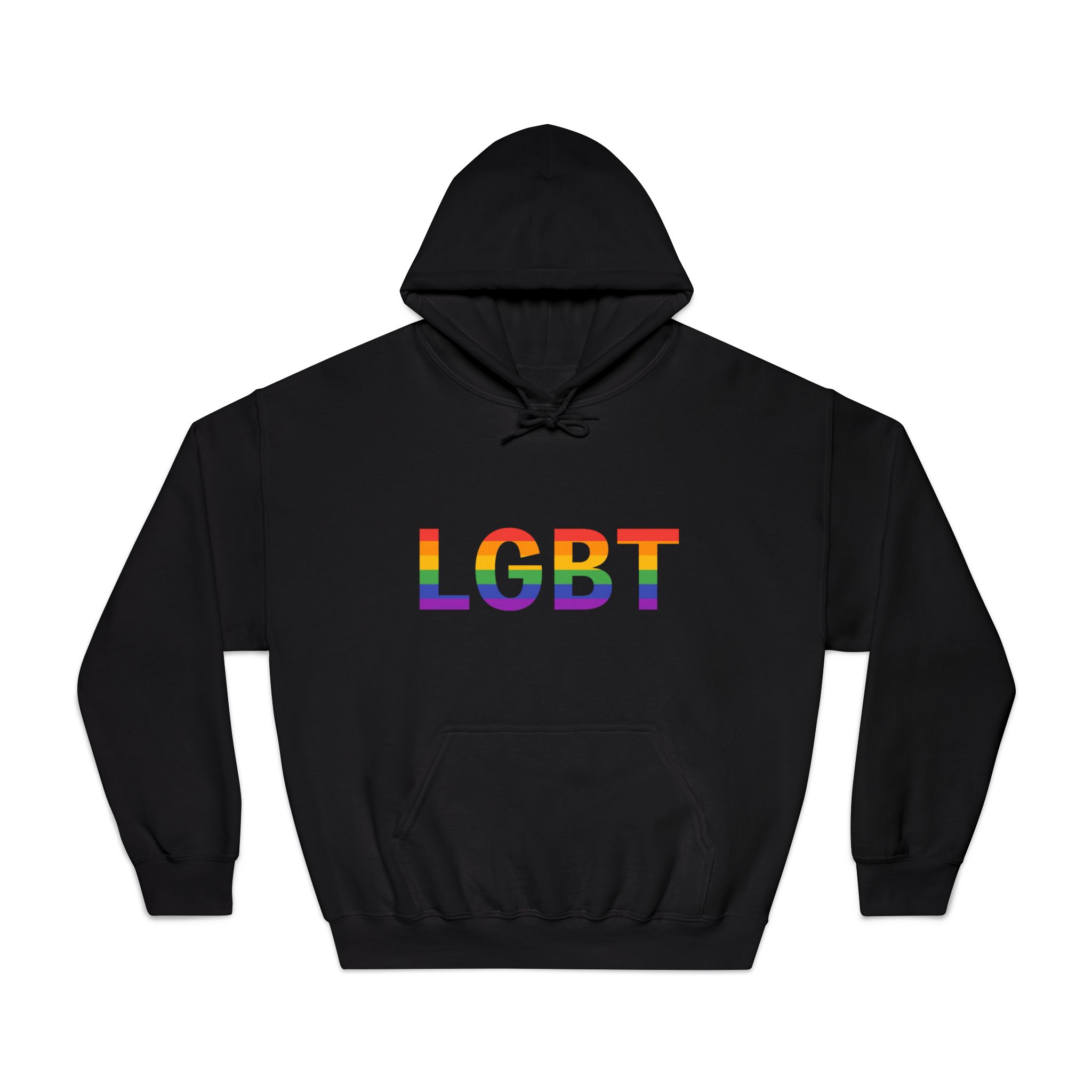 Lgbt Rainbow Colors Lgbt Logo Unisex Dryblend Hooded Sweatshirt - Image 9