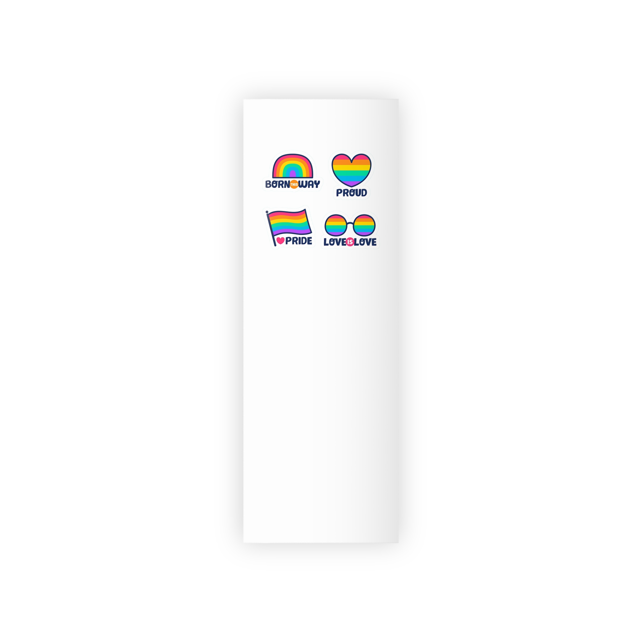 Pride Day Lables Collection Gift Wrapping Paper Rolls 1pc - Image 5