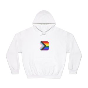 New Pride Flag Lgbtq Vector Illustartion Unisex Dryblend Hooded Sweatshirt