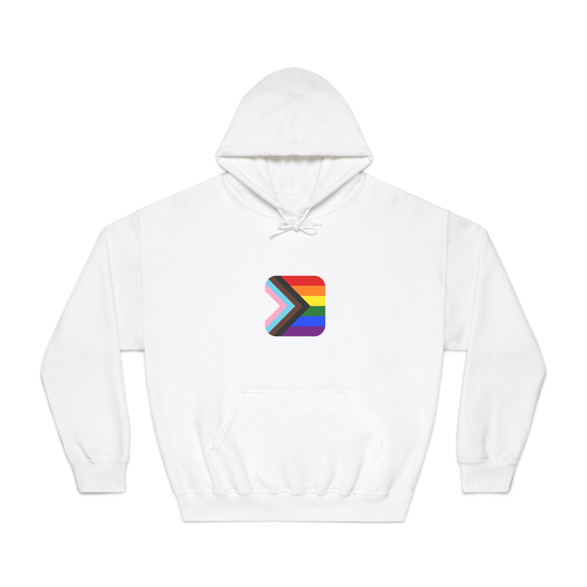 New Pride Flag Lgbtq Vector Illustartion Unisex Dryblend Hooded Sweatshirt