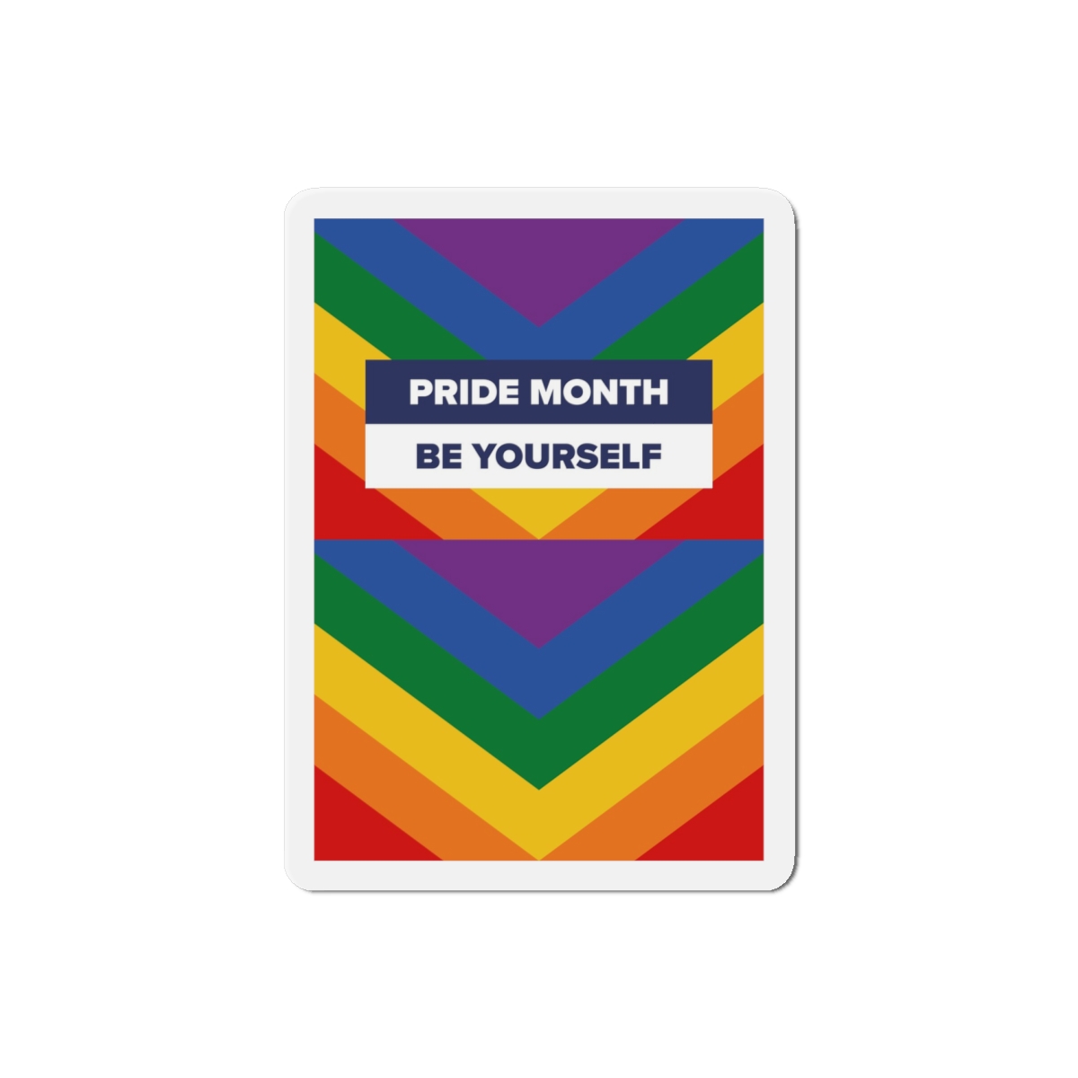 Lgbt Pride Month June Lesbian Gay Bisexual Transgender Lgbtq Flag Rainbow Vector(1)2 Die Cut Magnets - Image 13