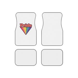 Pride With Rainbow (1) Car Mats Set Of 4