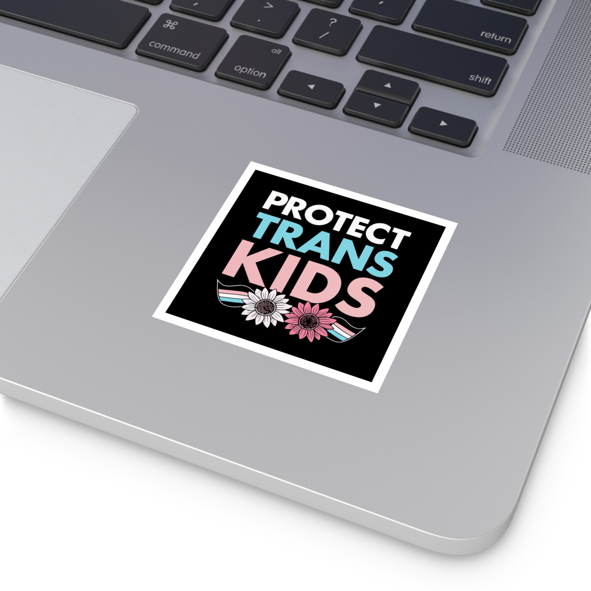 Protect Trans Kids(1) Laminate Stickers Square - Image 67