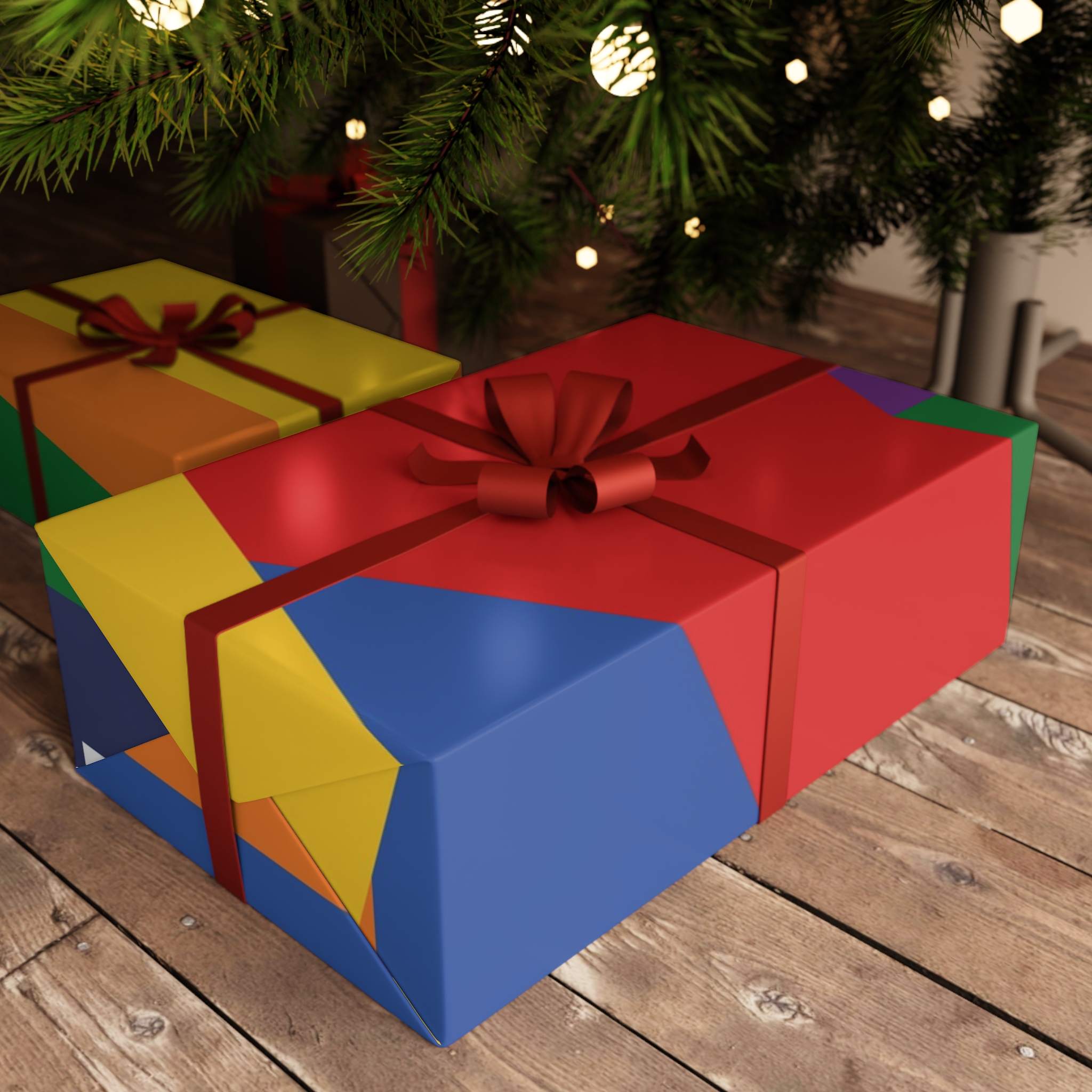 Lgbt Pride Month June Lesbian Gay Bisexual Transgender Lgbtq Flag Rainbow Vector(2) Gift Wrapping Paper Sheets 1pc - Image 6