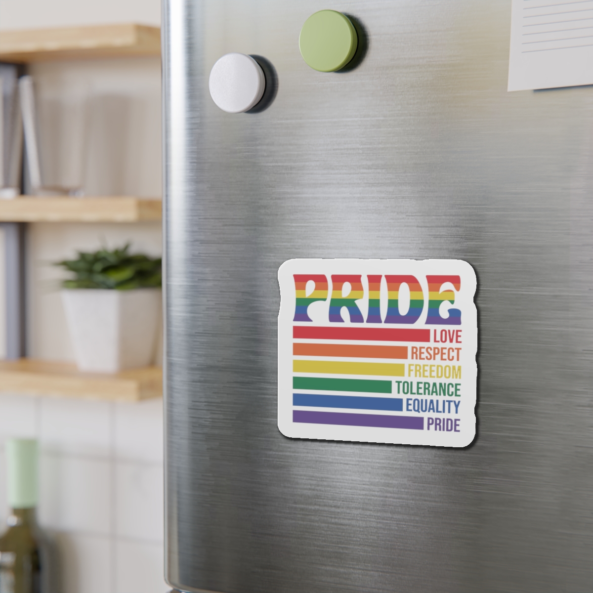 Pride Lgbtq Gay Typography Vector Tshirt Design1 Die Cut Magnets - Image 15