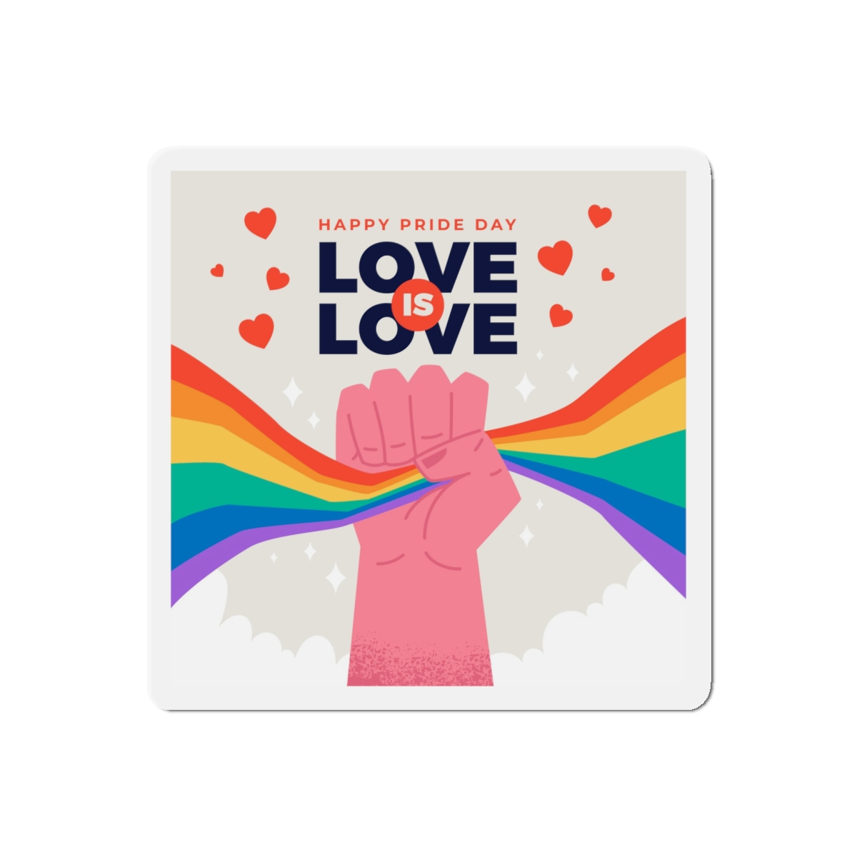 Happy Pride Day Concept Die Cut Magnets - Image 10