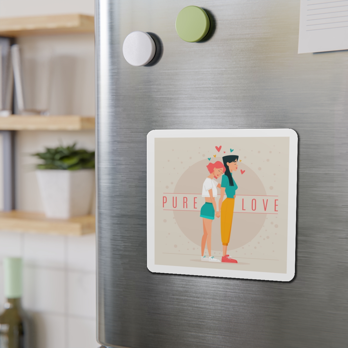 Lesbian Pride Design F63132 Die Cut Magnets - Image 12