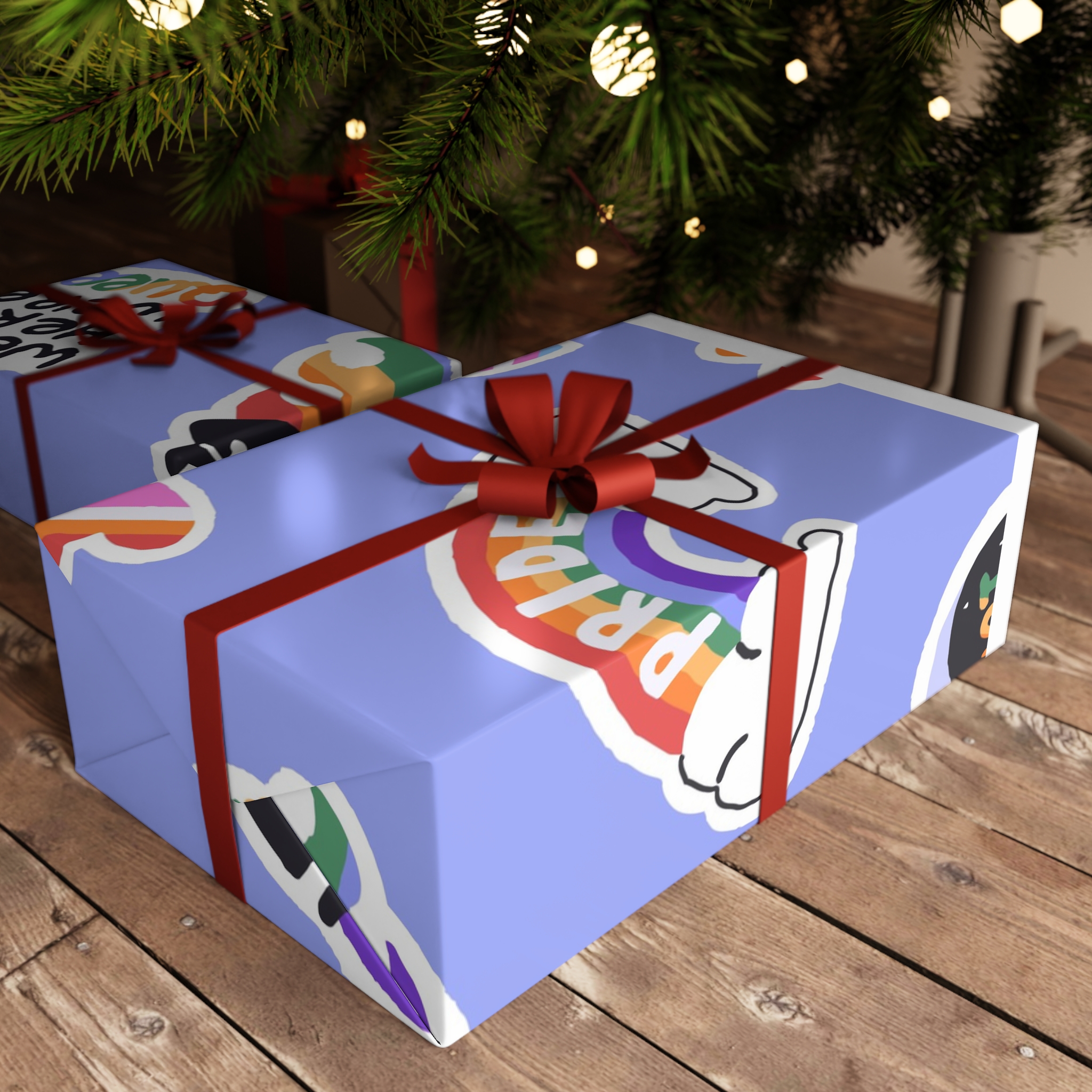Lesbian Pride Design 20D8B6 Gift Wrapping Paper Sheets 1pc - Image 6