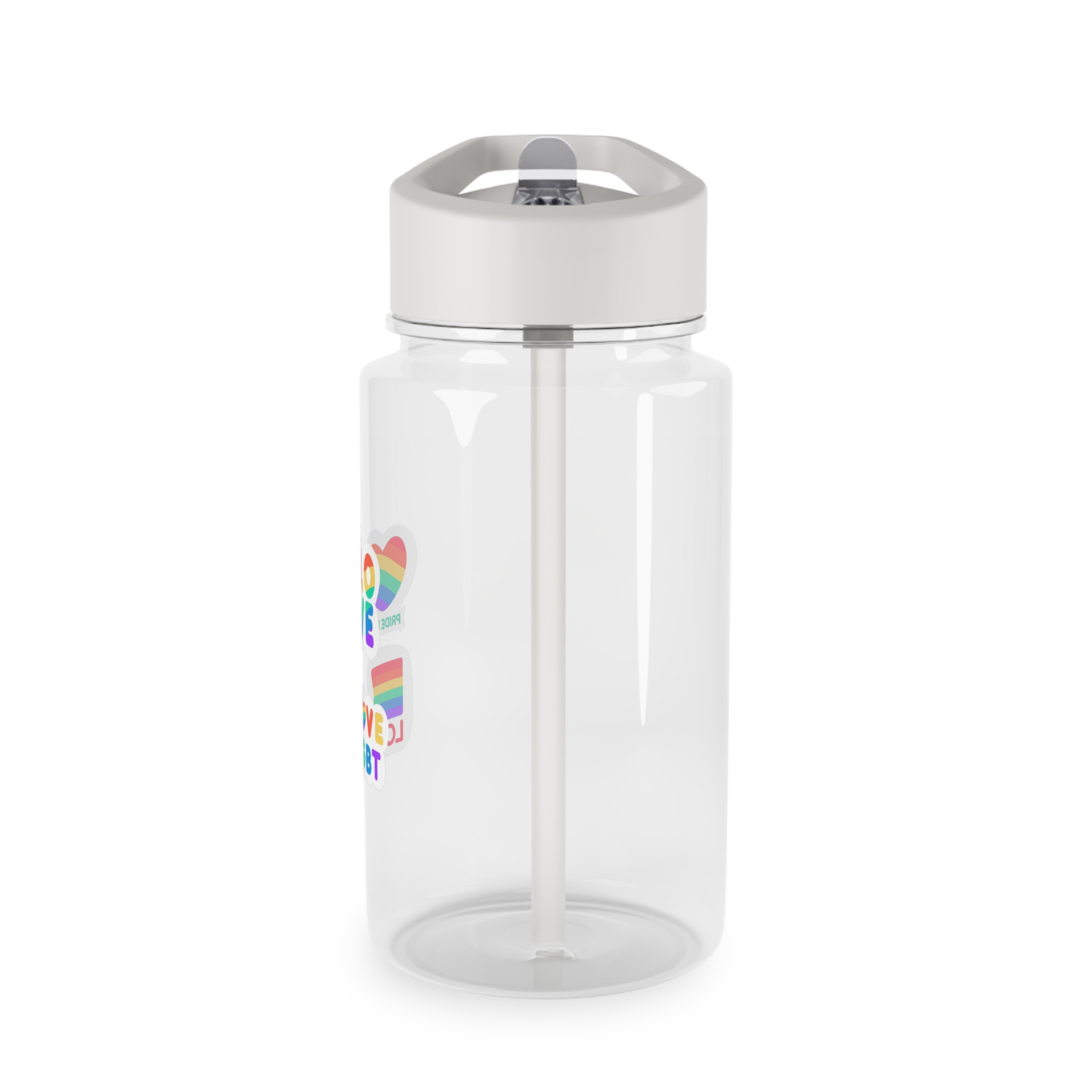 Pride Day Label Collection Theme Tritan Water Bottle - Image 3