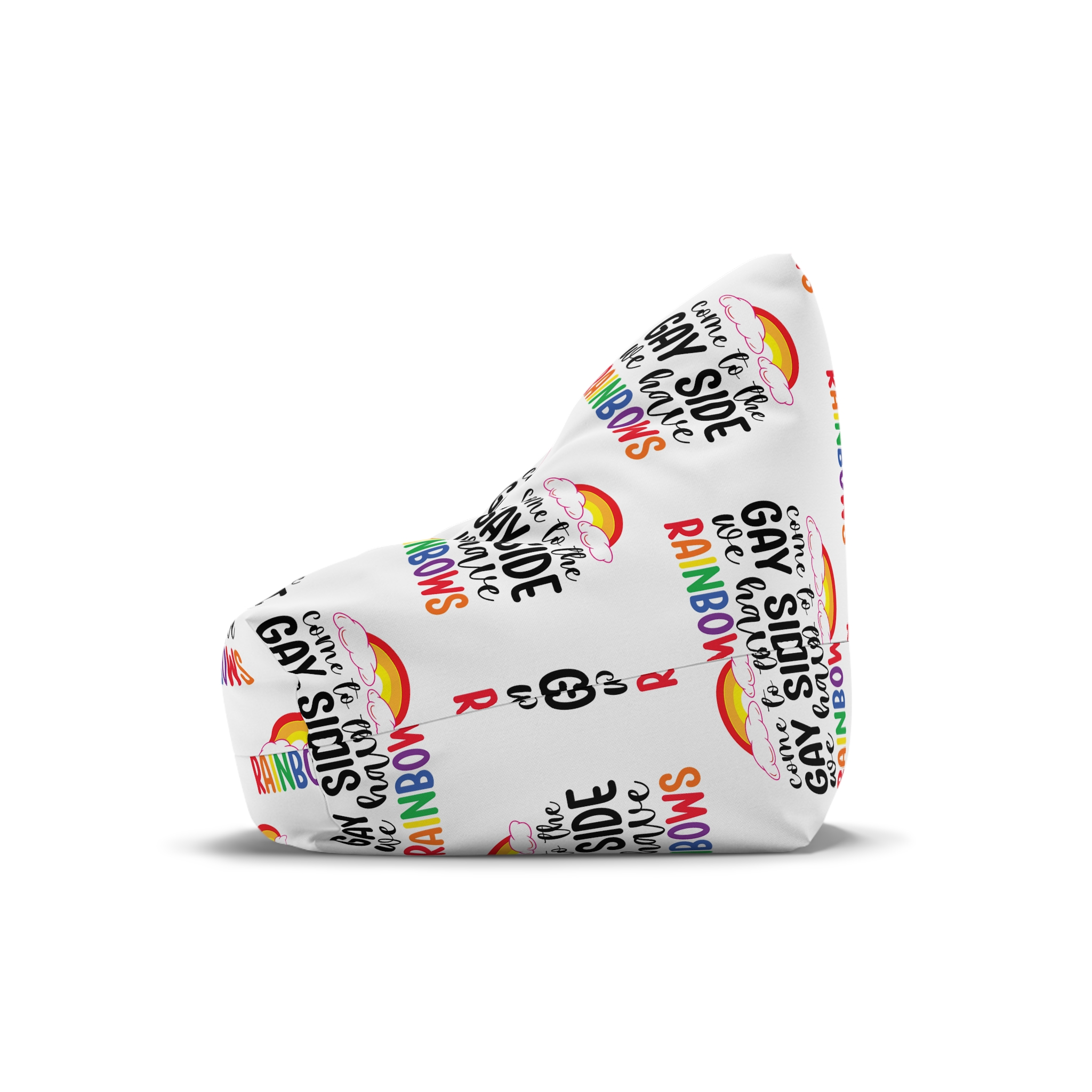 Gay Pride Svg Design Bean Bag Chair Cover - Image 4