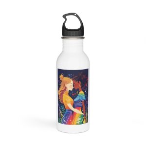 Lesbian Pride Design 4C2A5F Stainless Steel Water Bottle