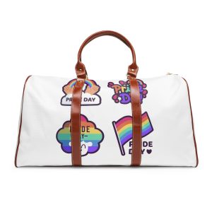 Labels With Pride Day Event Waterproof Travel Bag