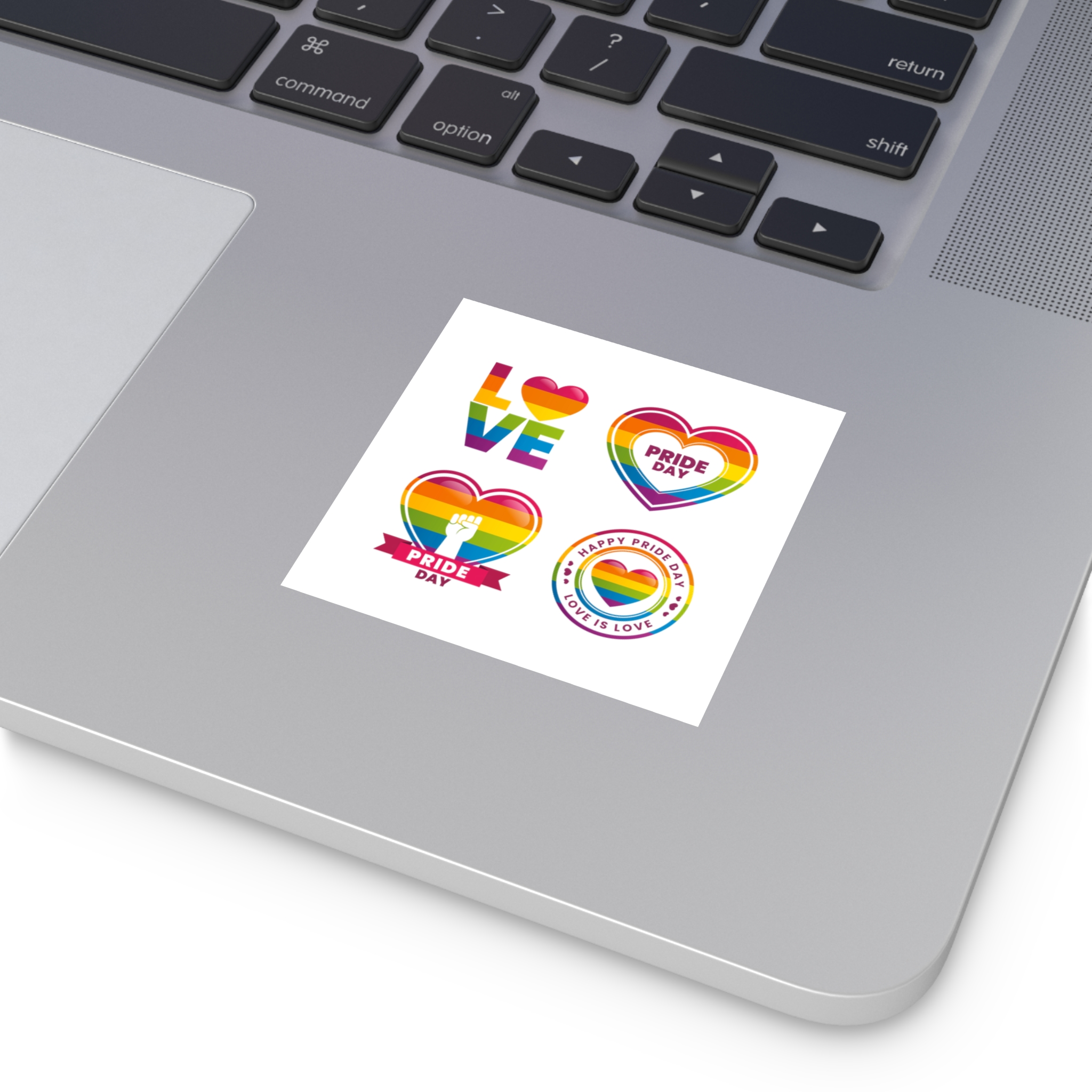 Label Collection With Pride Day Laminate Stickers Square - Image 11