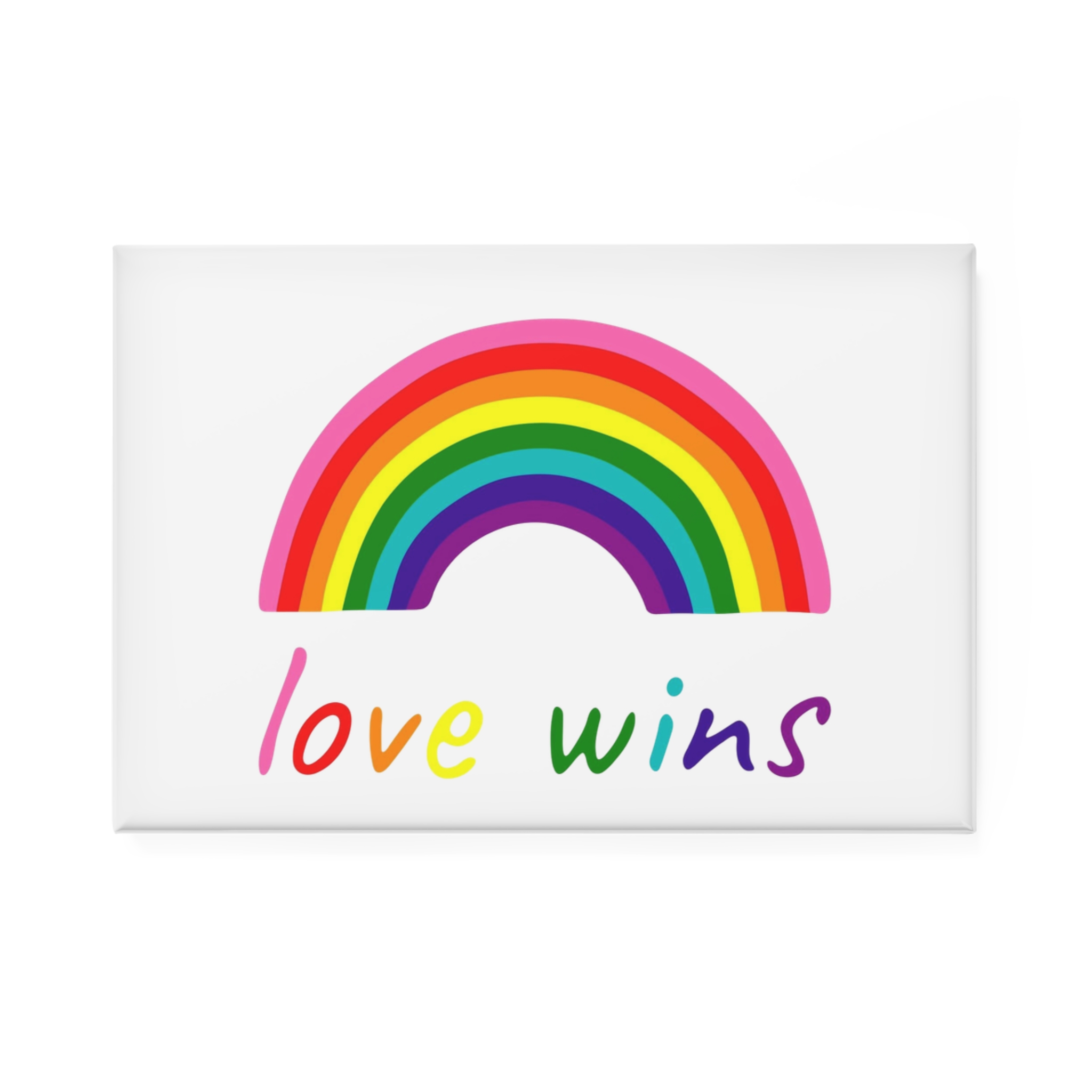 Colorful Rainbow Shape Intersex Pride Flag Happy Pride Day Lgbtqia Community Pride Month Vector Hand Drawn Doodle Posters Stickers Logo Cards Button Magnet Rectangle 1 And 10 Pcs