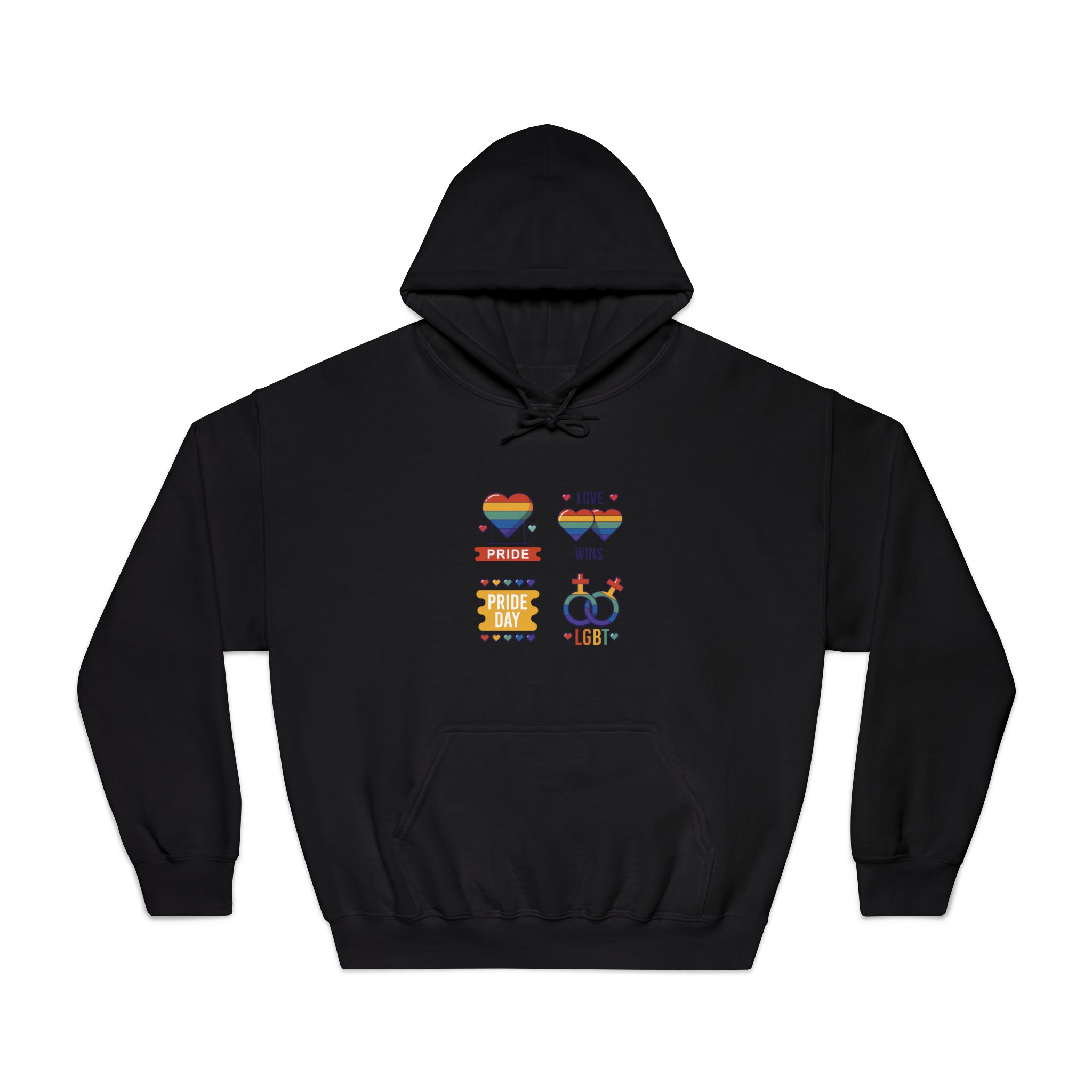 Pride Day Label Collection Concept Unisex Dryblend Hooded Sweatshirt - Image 9