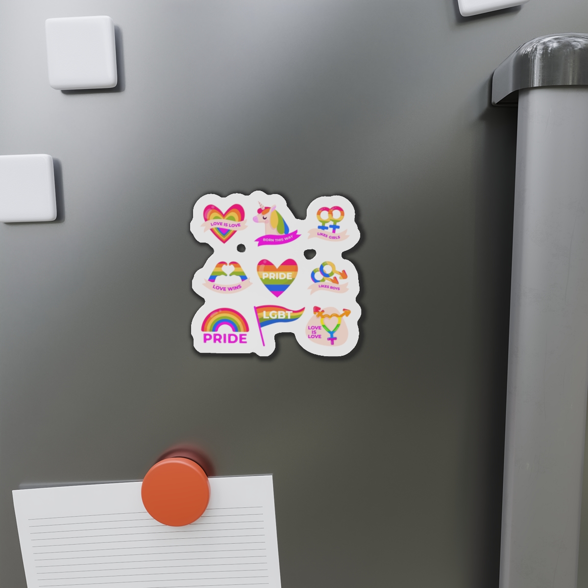 Pride Day Labels Set Die Cut Magnets - Image 8