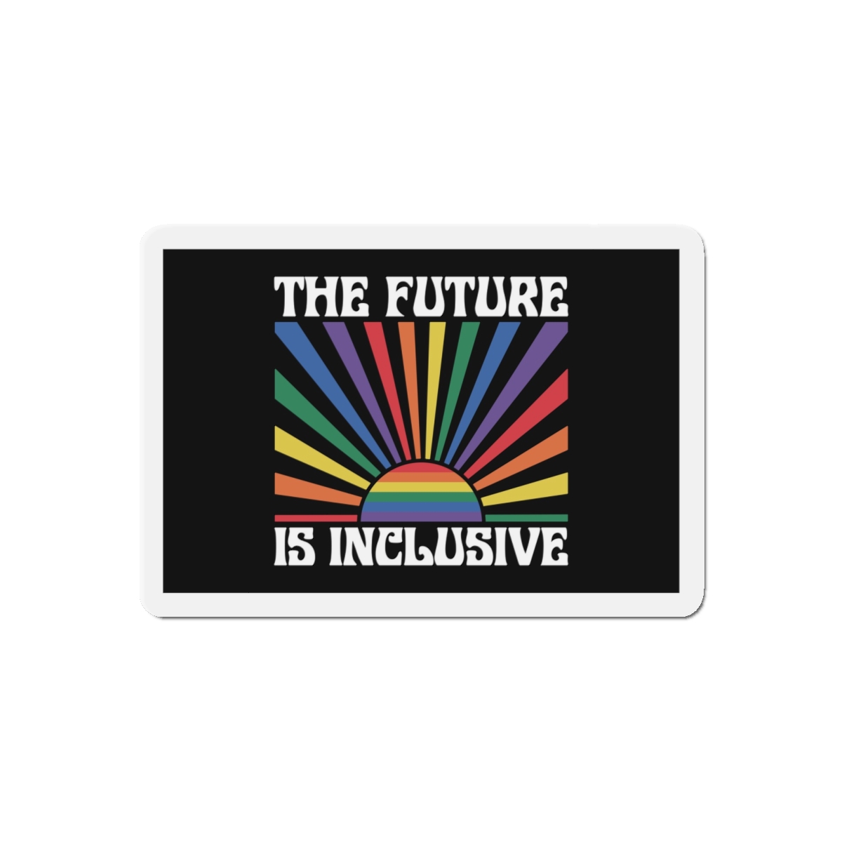 Pride Lgbtq Gay Typography Vector Tshirt Design Die Cut Magnets - Image 7
