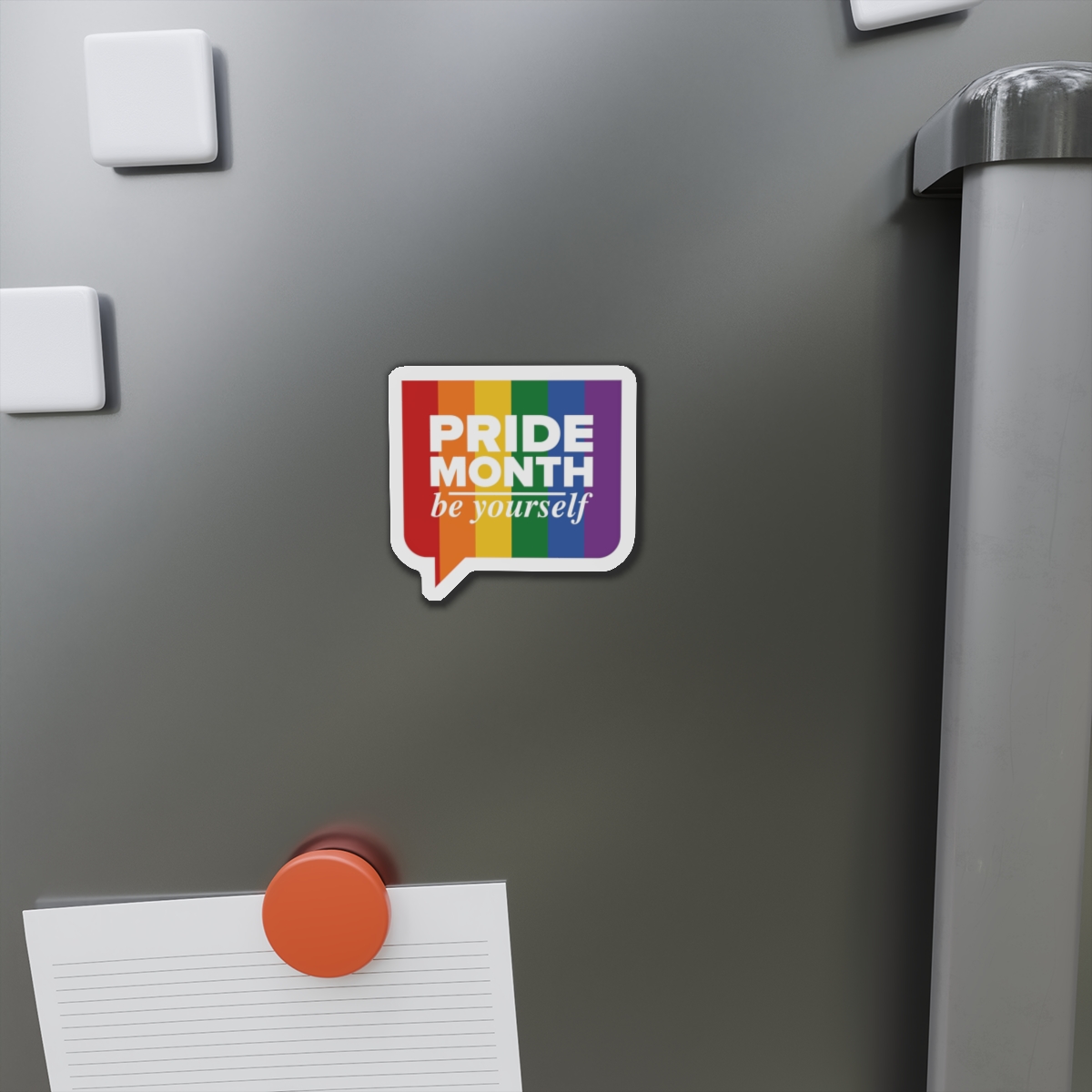 Lgbt Pride Month June Lgbt Flag Rainbow Flag Love Concept Vector Illustration Poster (1) Die Cut Magnets - Image 5