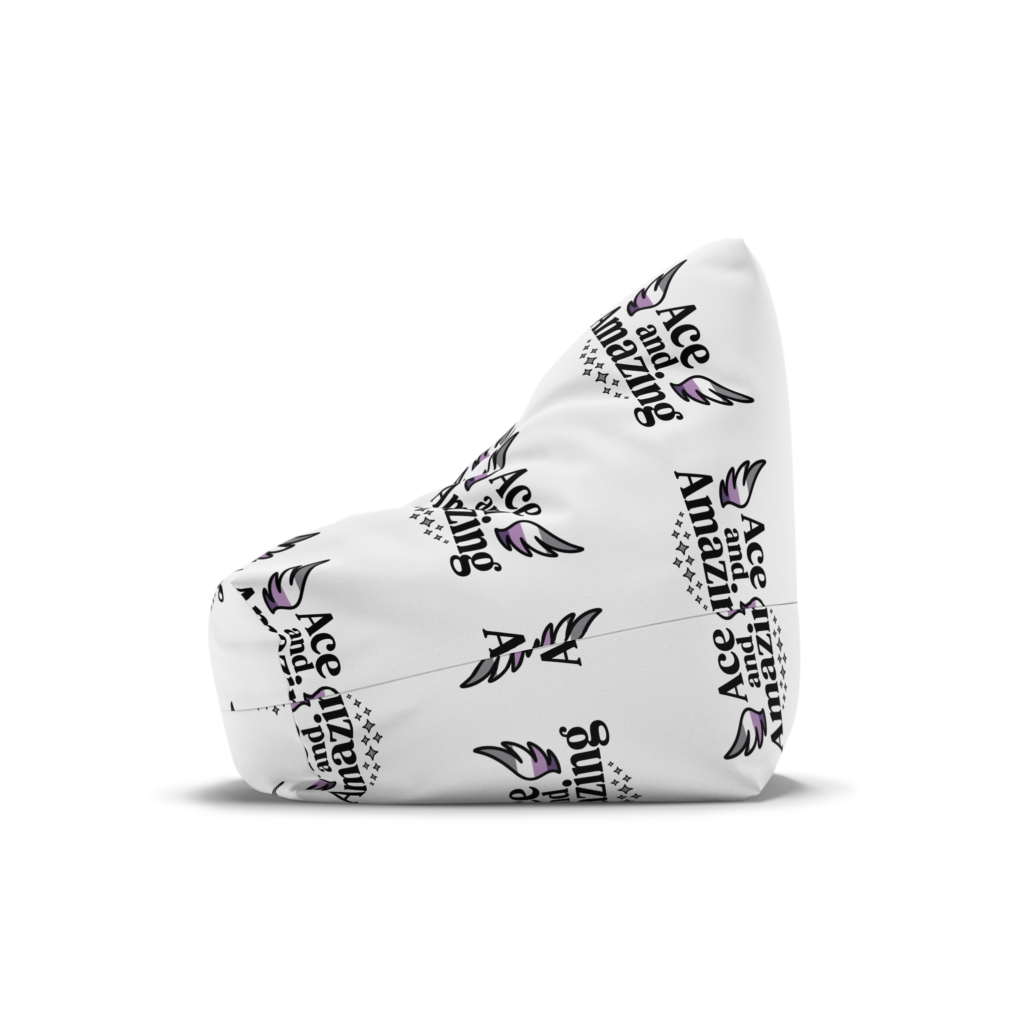 Ace Amazing T Shirt Design Isolated White Background 2 Bean Bag Chair Cover - Image 4