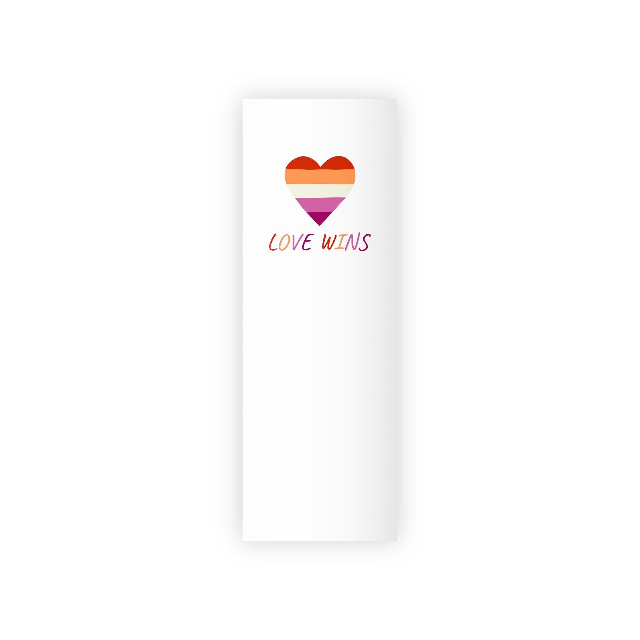 Colorful Heart Shape Lesbian Pride Flag Happy Pride Day Lgbtqia Community Pride Month Vector Hand Drawn Doodle Posters Stickers Logo Cards Gift Wrapping Paper Rolls 1pc - Image 5