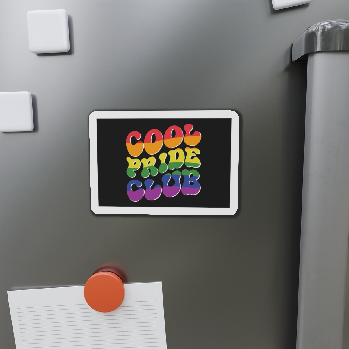 Word Cool Black Background Die Cut Magnets - Image 11