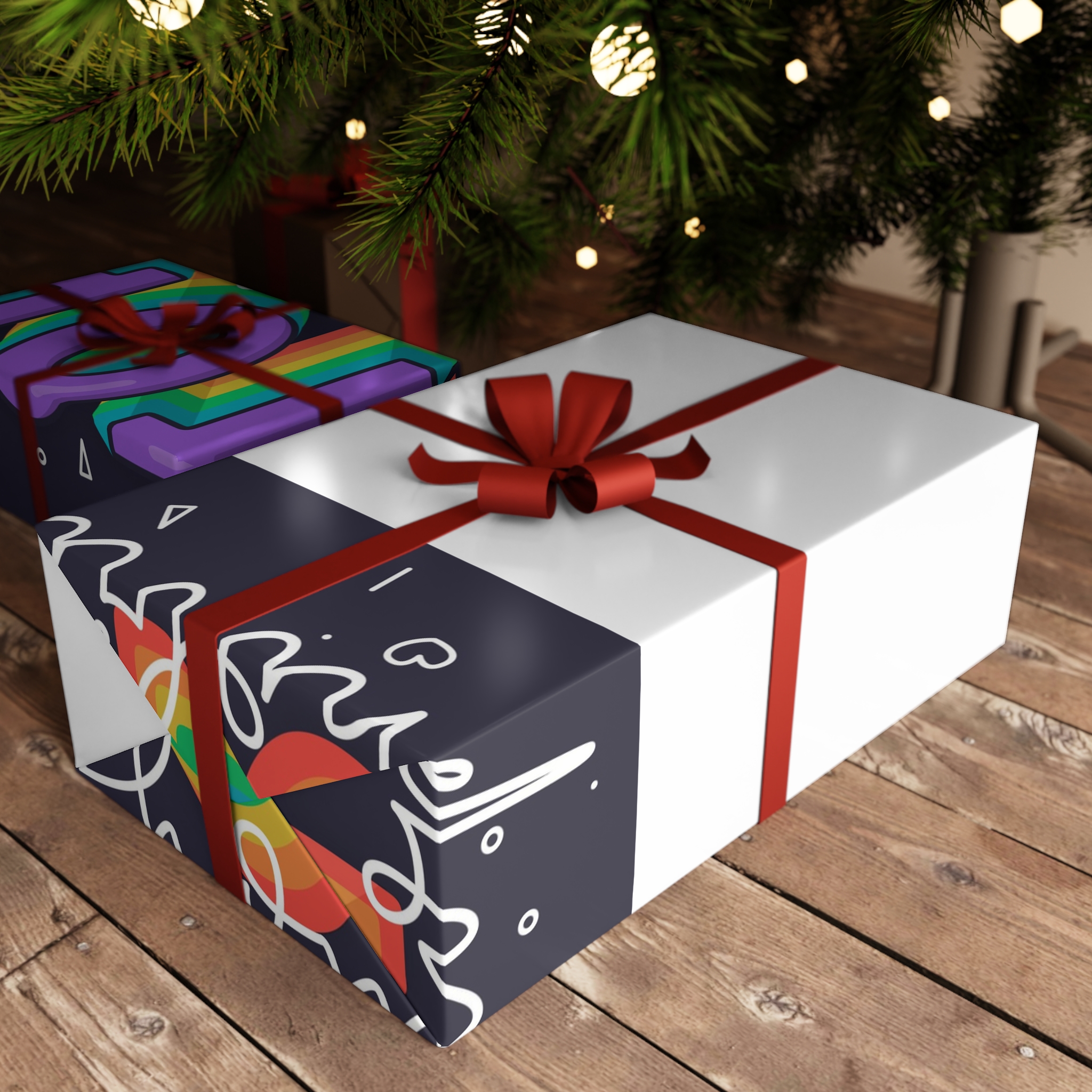 Stop Homophobia Concept Gift Wrapping Paper Sheets 1pc - Image 3