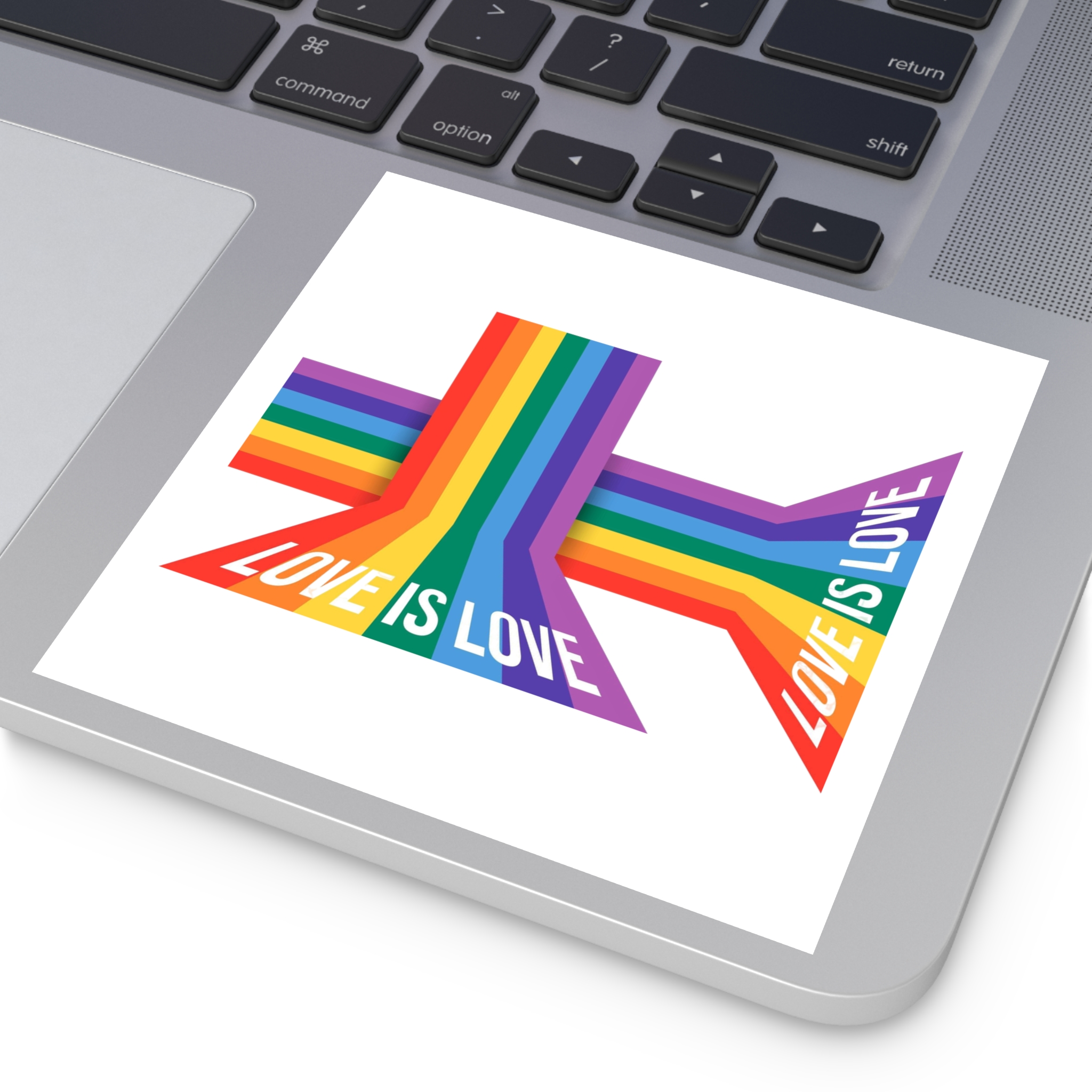 Pride Month Banner With Pride Lgbtq Rainbow Flag Vector Background Laminate Stickers Square - Image 35
