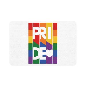 Lgbt Pride Month June 2026 Lesbian Gay Bisexual Transgender Lgbtq Flag Rainbow Love Vector1 Pet Food Mat 12x18