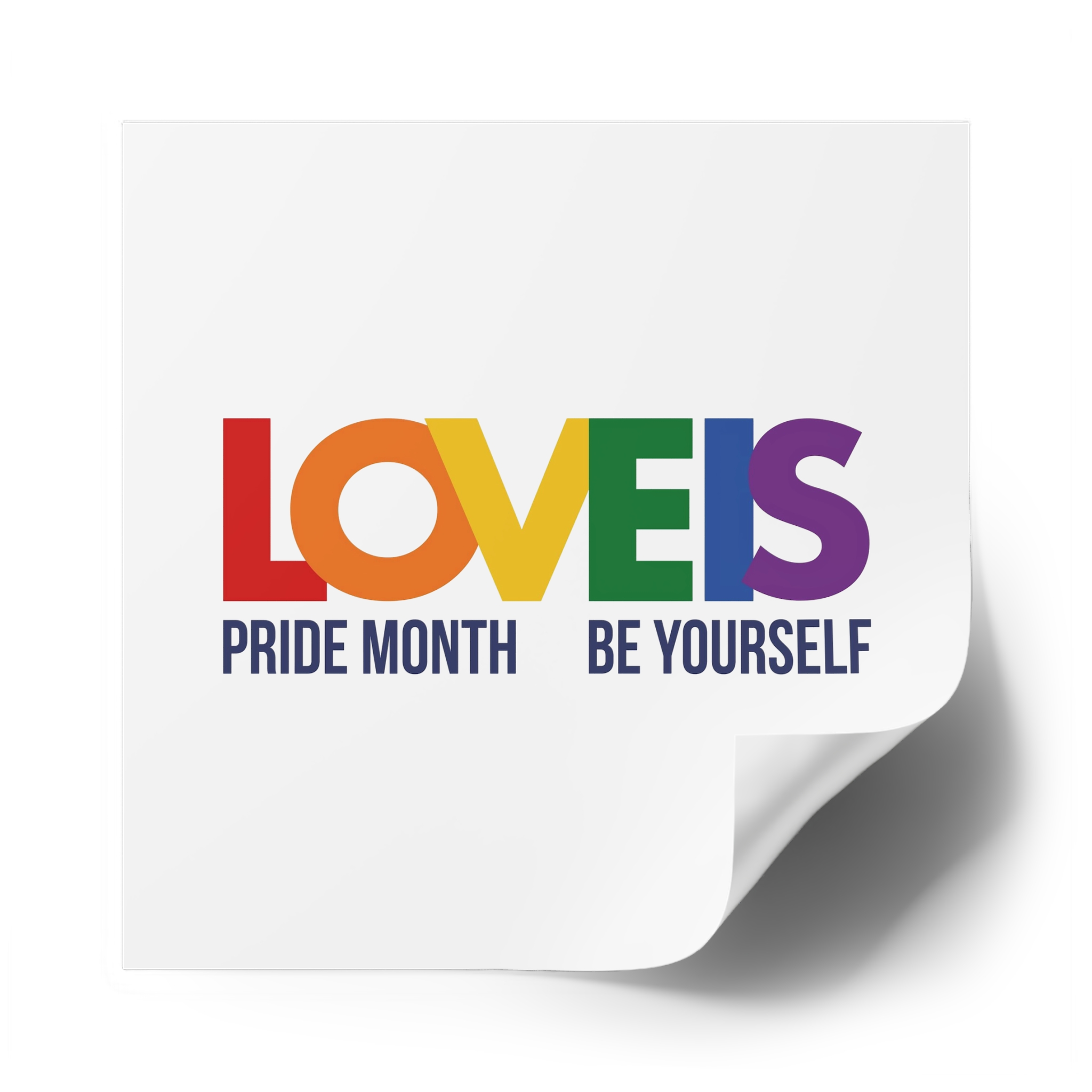Lgbt Pride Month June 2026 Lesbian Gay Bisexual Transgender Lgbtq Flag Rainbow Love Vector Laminate Stickers Square - Image 62