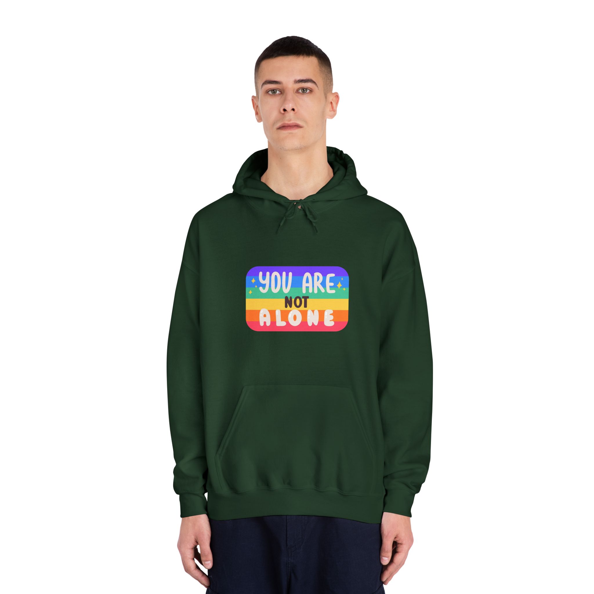 Lgbt Sticker Pack White Background Lgbtq Set Symbol Lgbt Pride Community Rainbow Elements Vector Hand Draw Illustration Hand Drawn Lettering (2) Unisex Dryblend Hooded Sweatshirt - Image 23