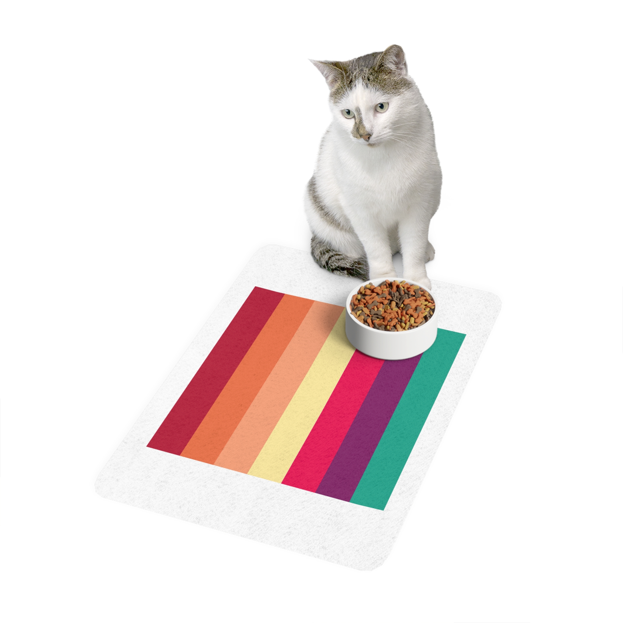 Lesbian Pride Design 2B26F3 Pet Food Mat 12x18 - Image 3