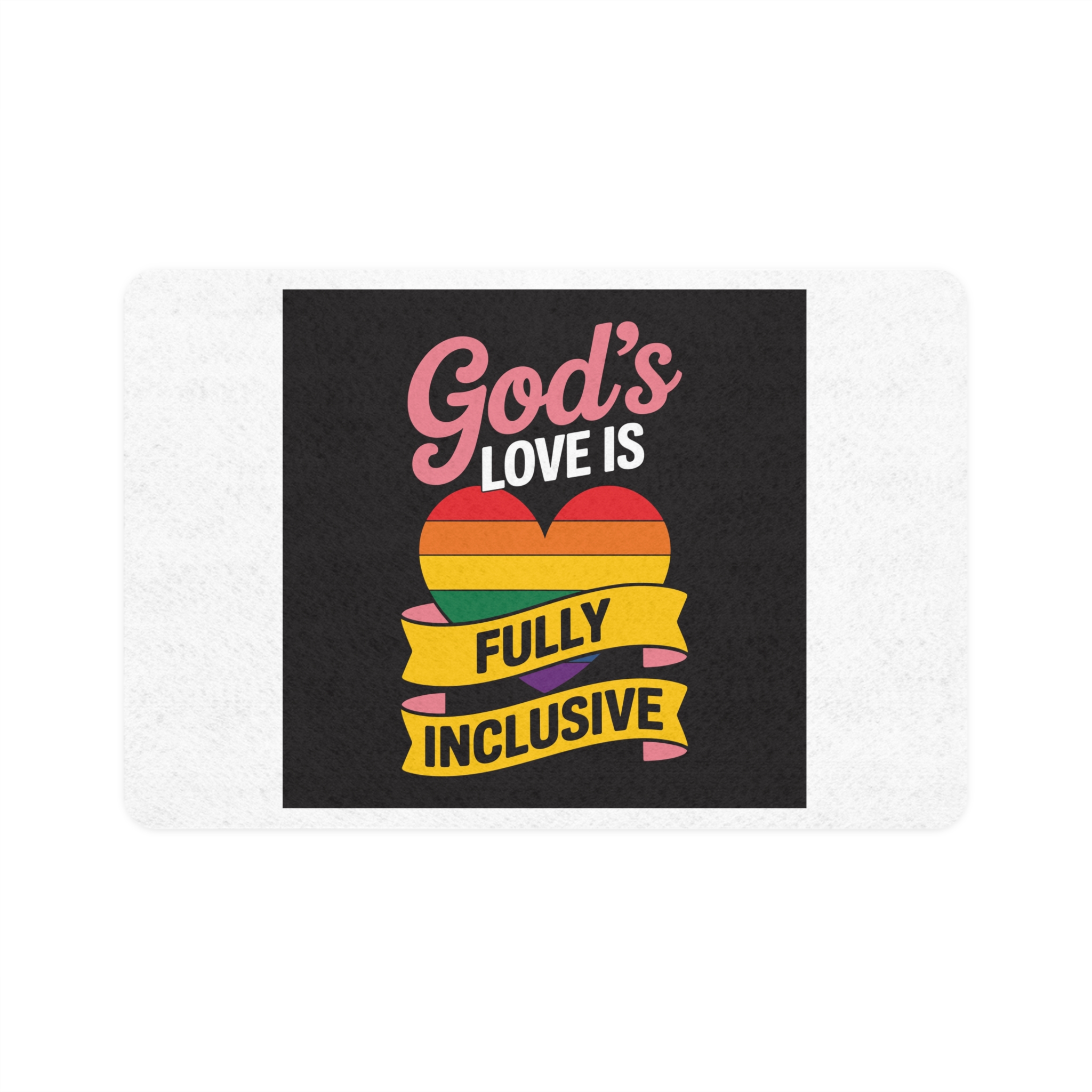 Lesbian Pride Design 050E93 Pet Food Mat 12x18