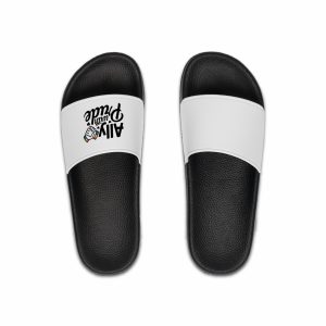 Ally With Pride T Shirt Design Isolated White Background 2 Mens Slide Sandals