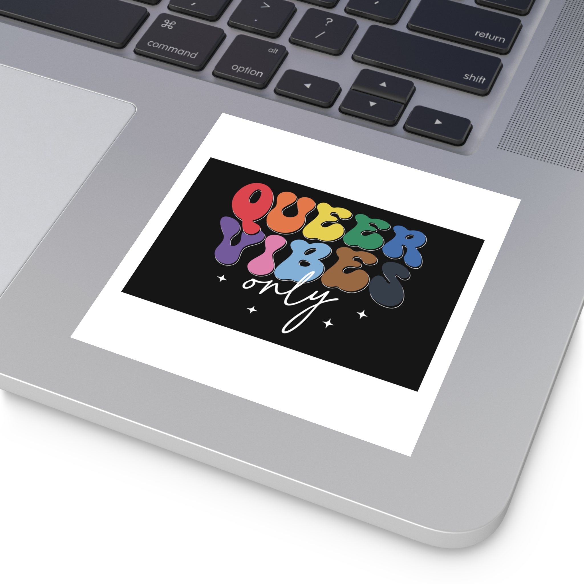 Pride Lgbtq Gay Typography Vector Tshirt Design(1) Laminate Stickers Square - Image 19